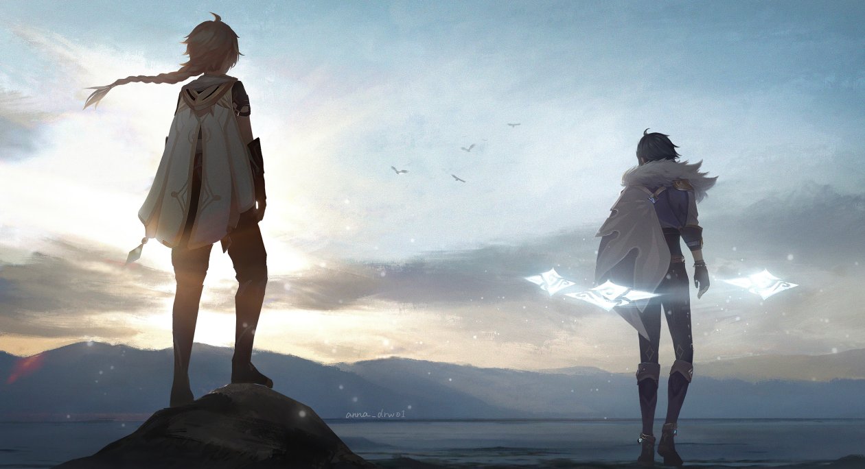 Aether Kaeya Genshin Impact 5k