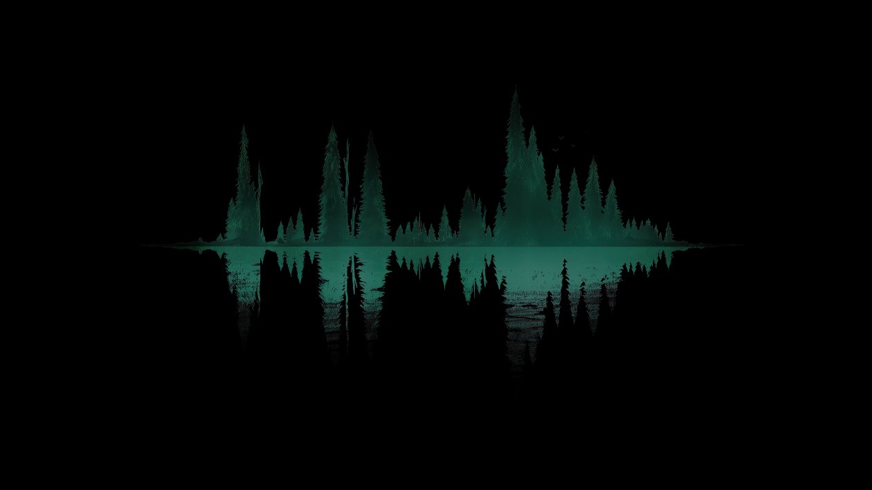 Green Woods Minimal 4k