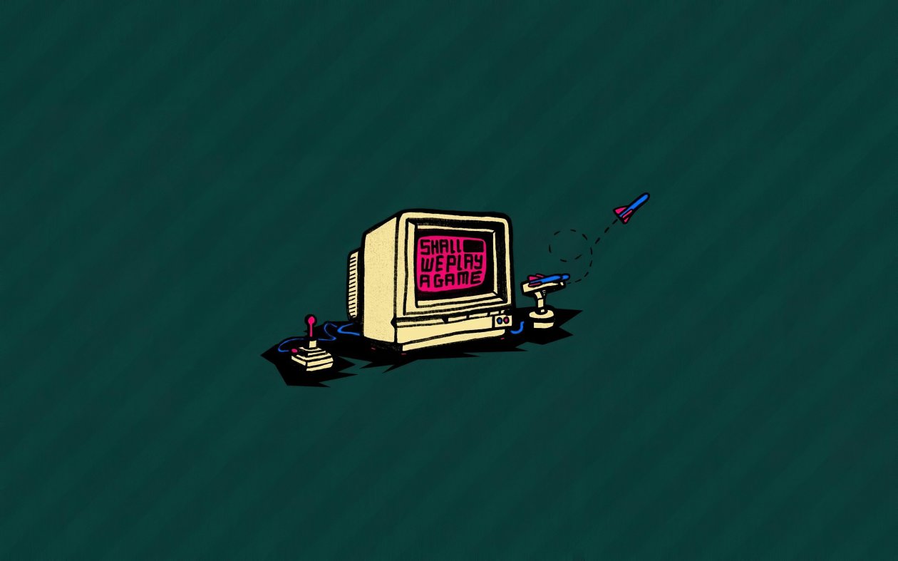 Fond d'écran Shall We Replay A Game Minimal 4k