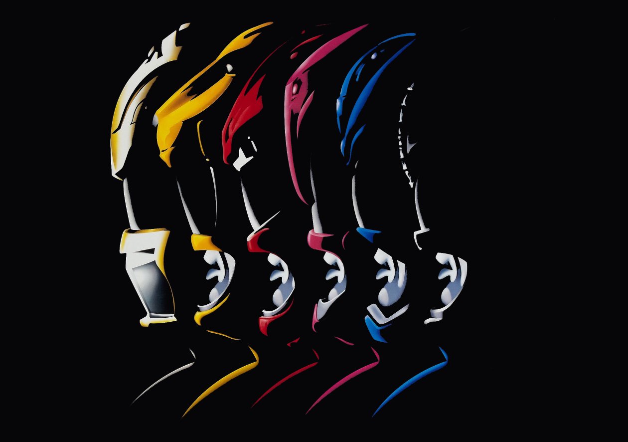 Power Rangers Digital Art