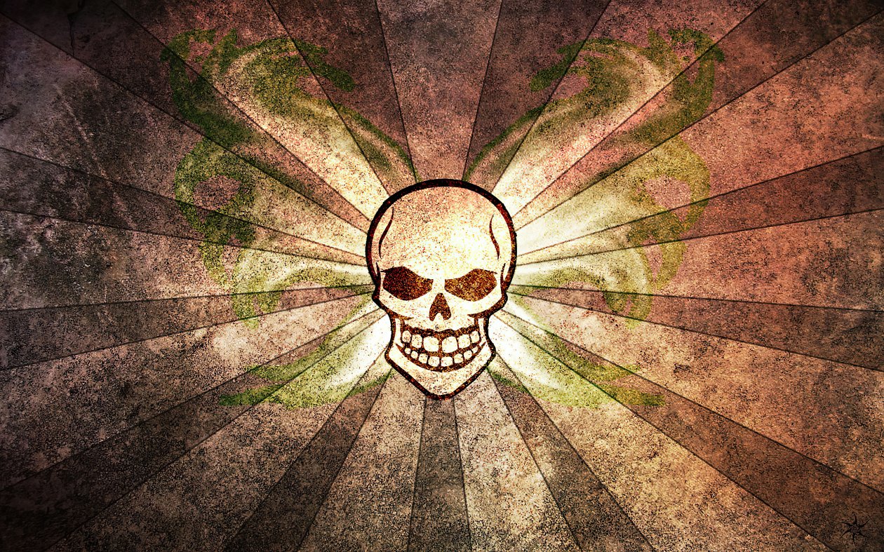 Skull Abstract Background