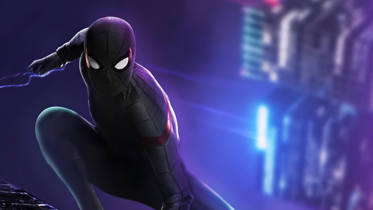 Black Spider Man Suit 4k