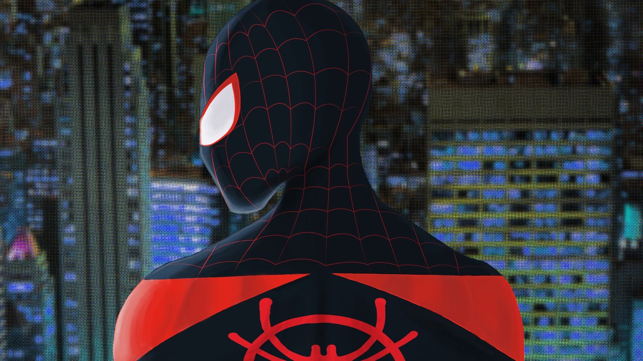 Art Mew Miles Morales
