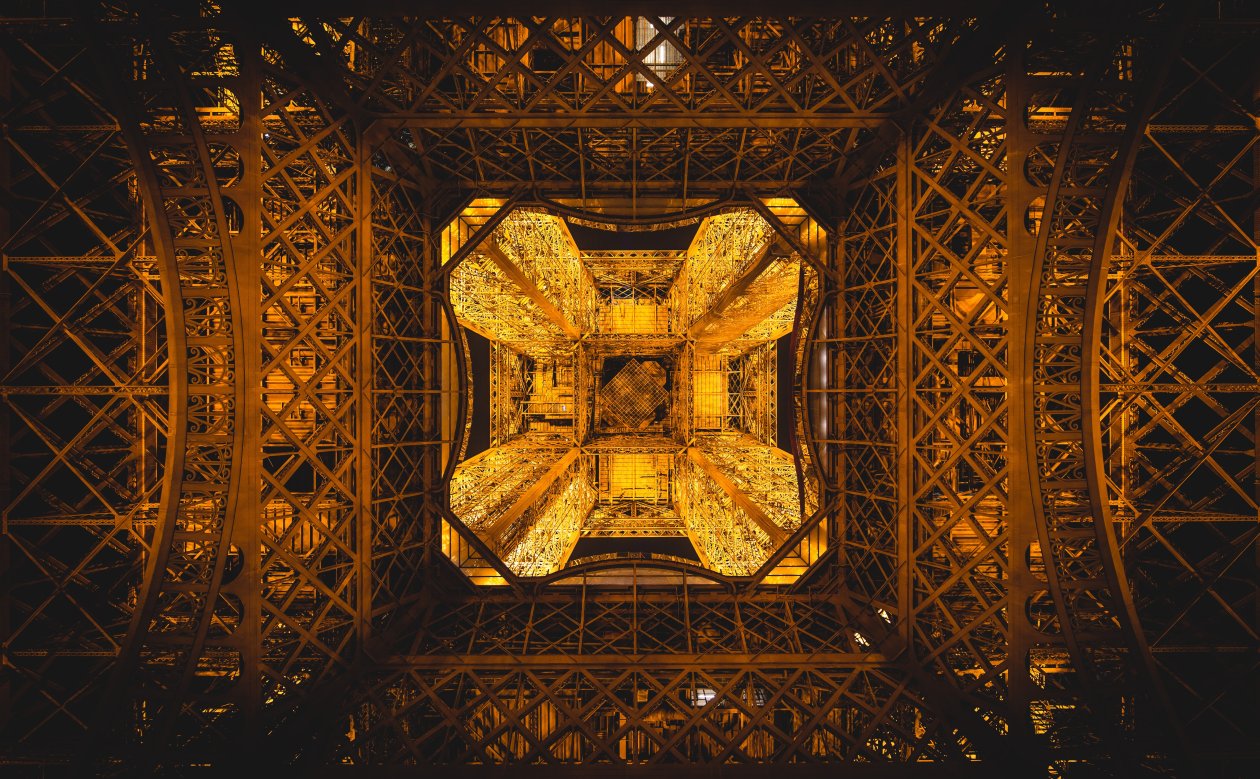 Eiffel Tower Paris France Abstract 5k