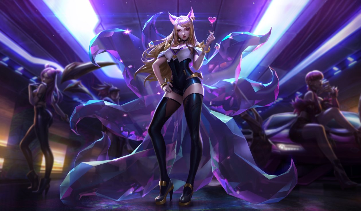 Ahri League Of Legends 4k