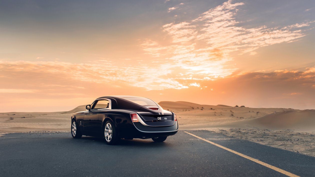 Rolls Royce Sweptail Car Rear