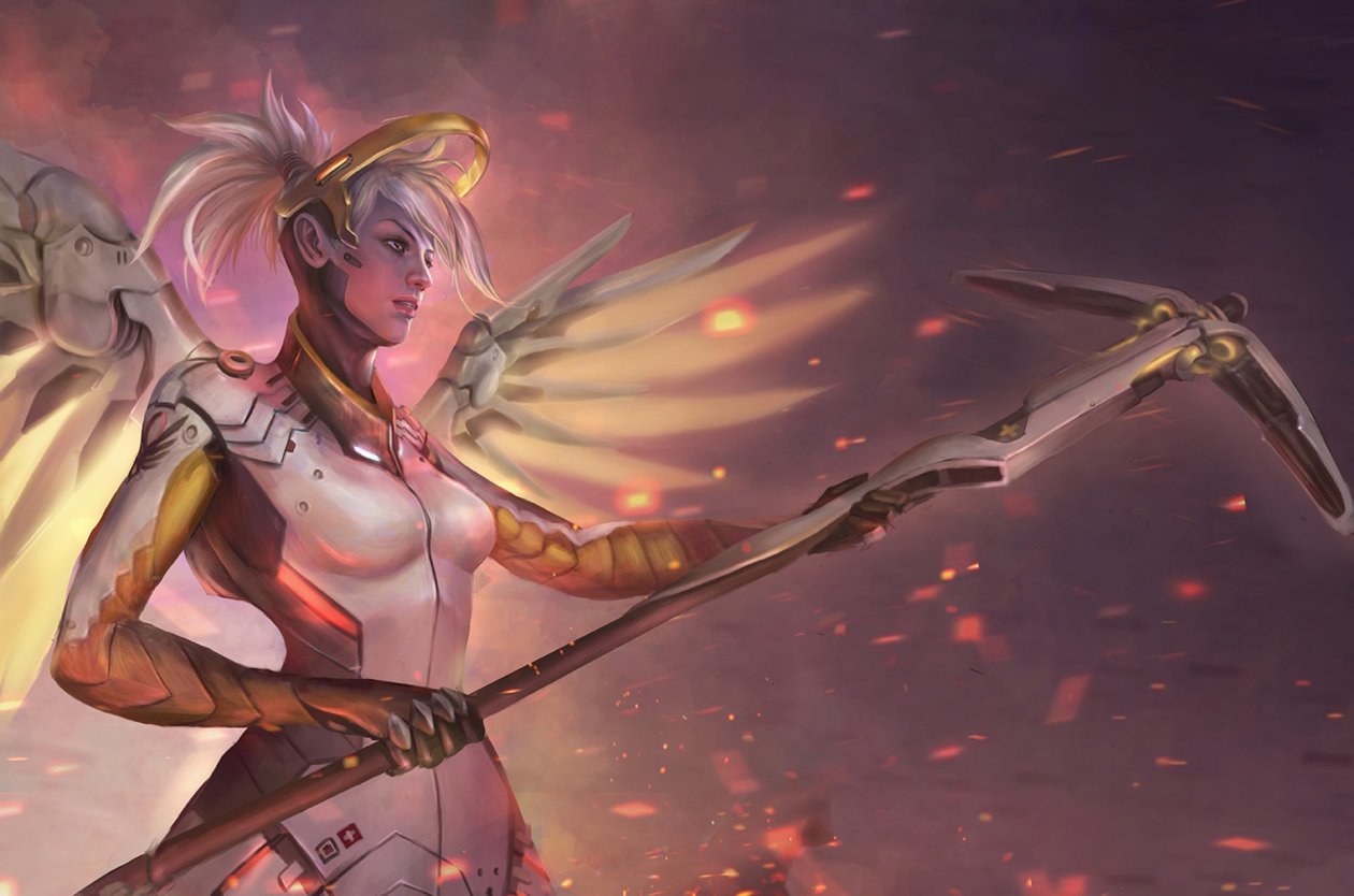 Mercy Overwatch Fanart