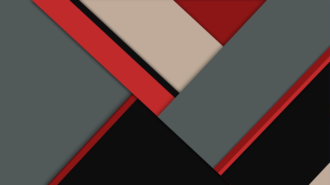 Red Gray Material Design 8k