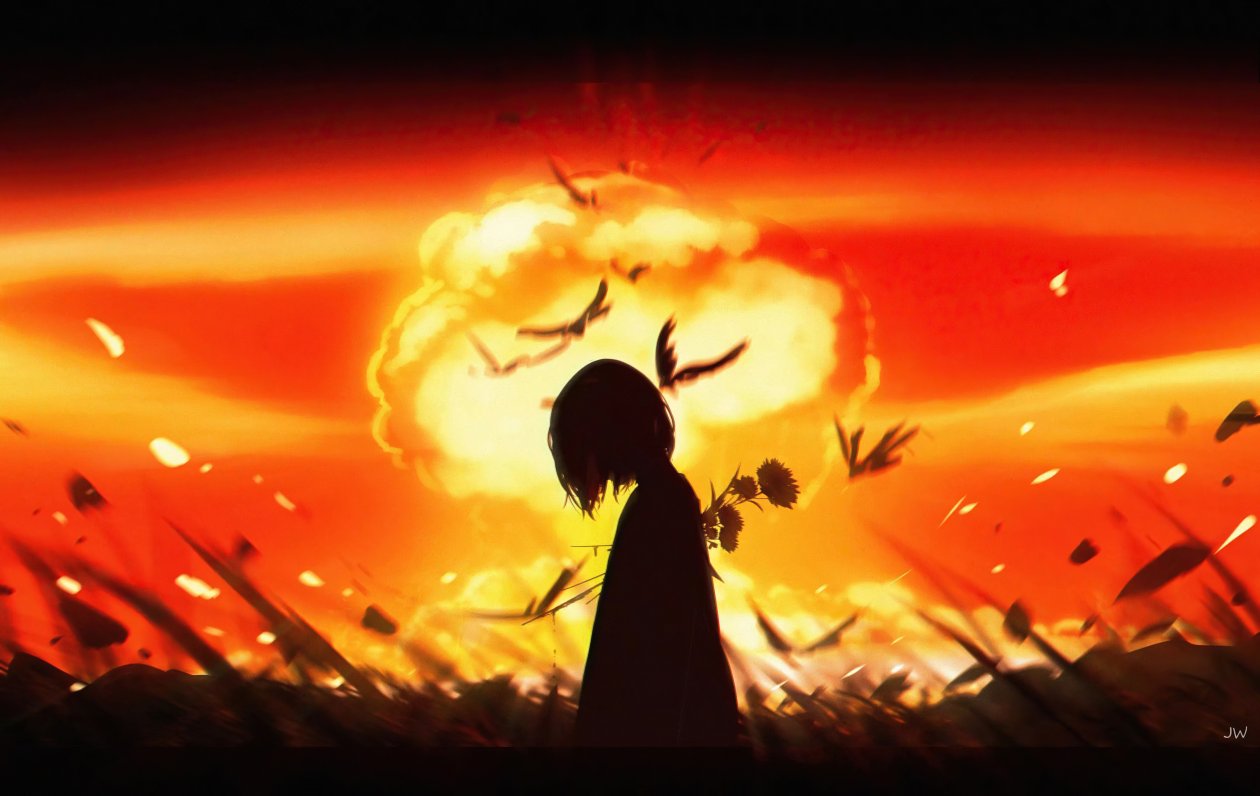 Nuclear Fungus Anime Girl