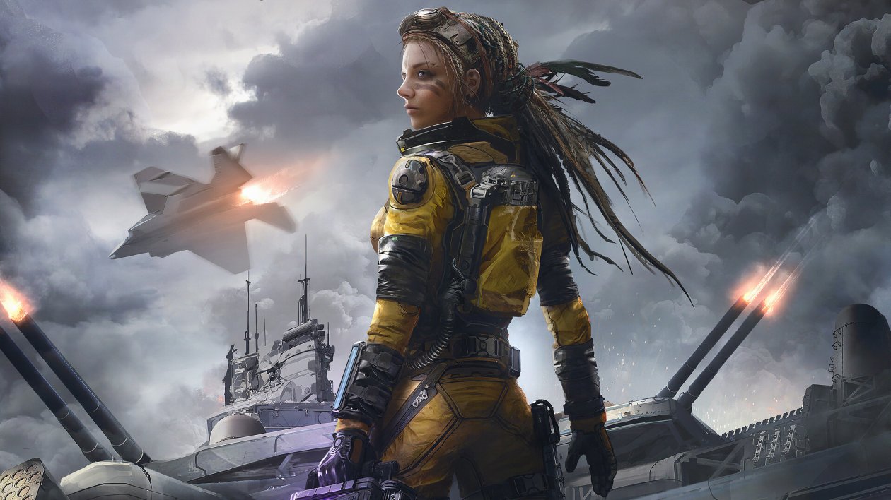 Safe With Me Warrior Soldier Girl 4k