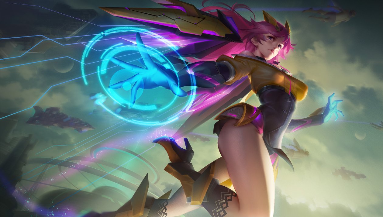 Pink Hair Powerful Girl 4k