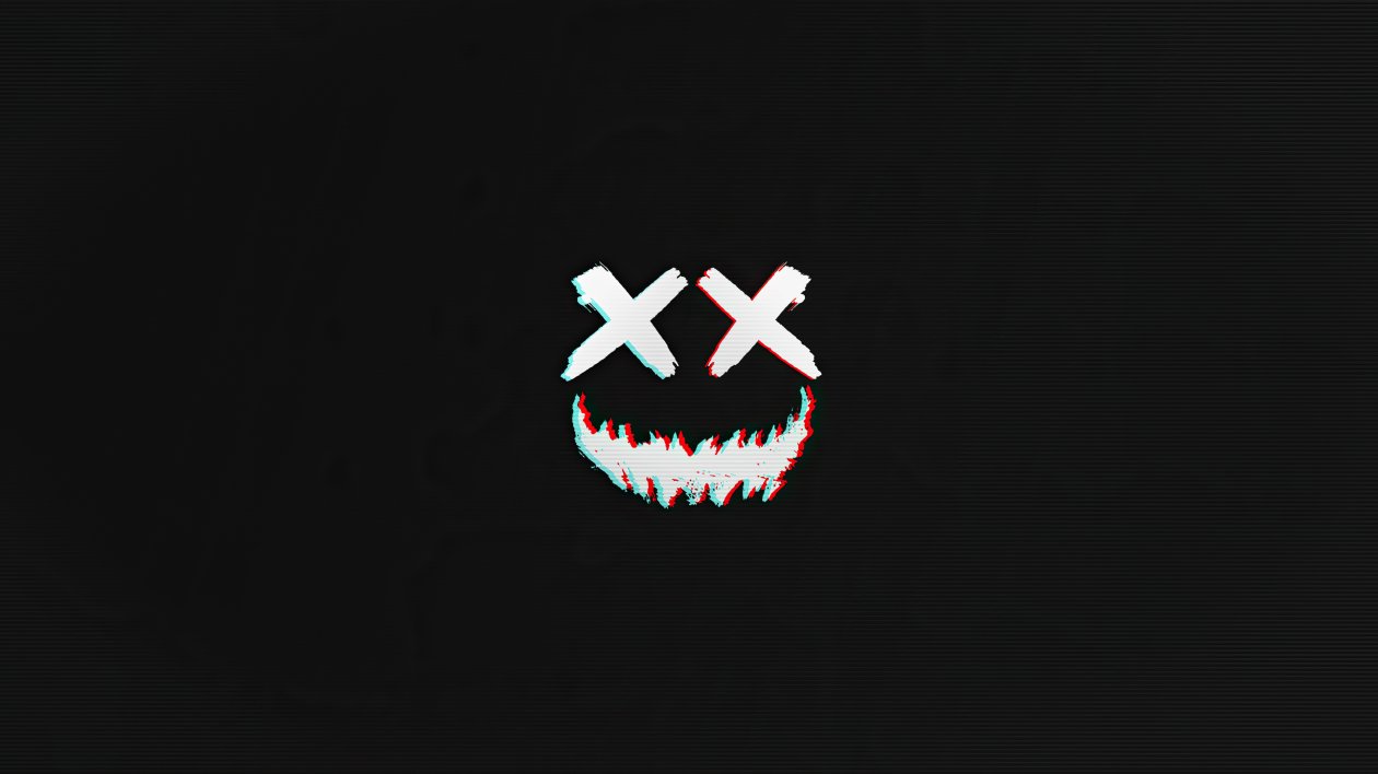 Smile Vector Dark 4k