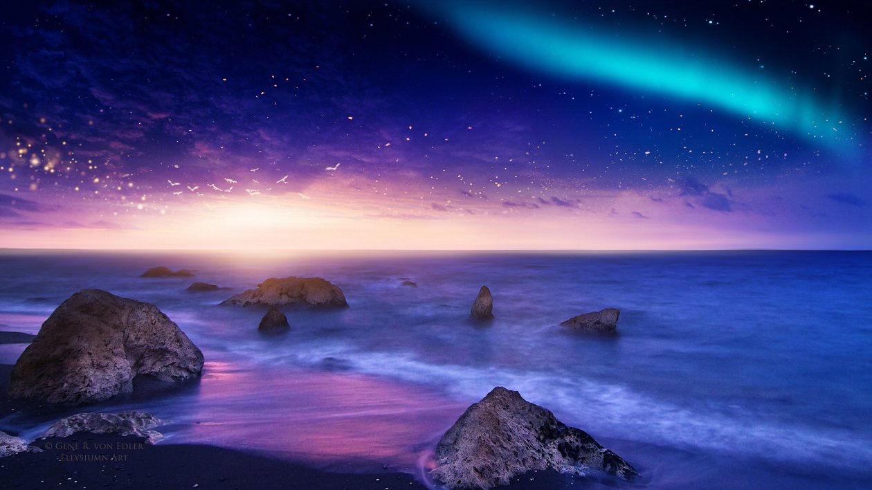 Glowing Sunset 4k