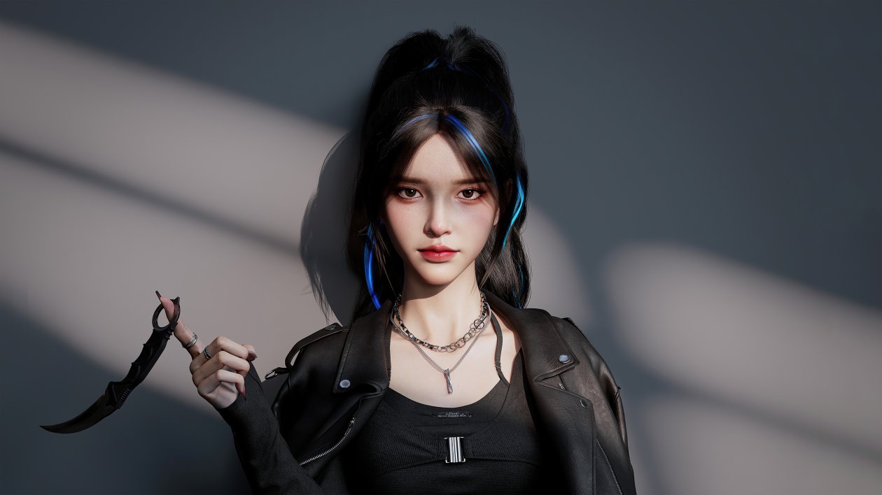Asian Girl Cgi 4k