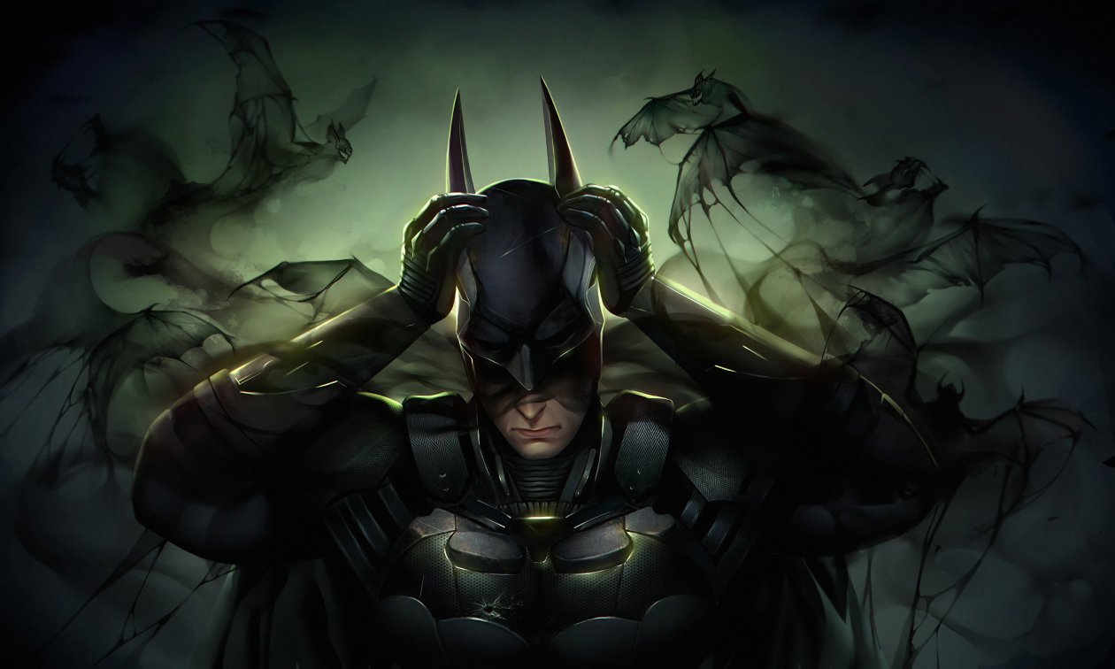 Batman Mask Off