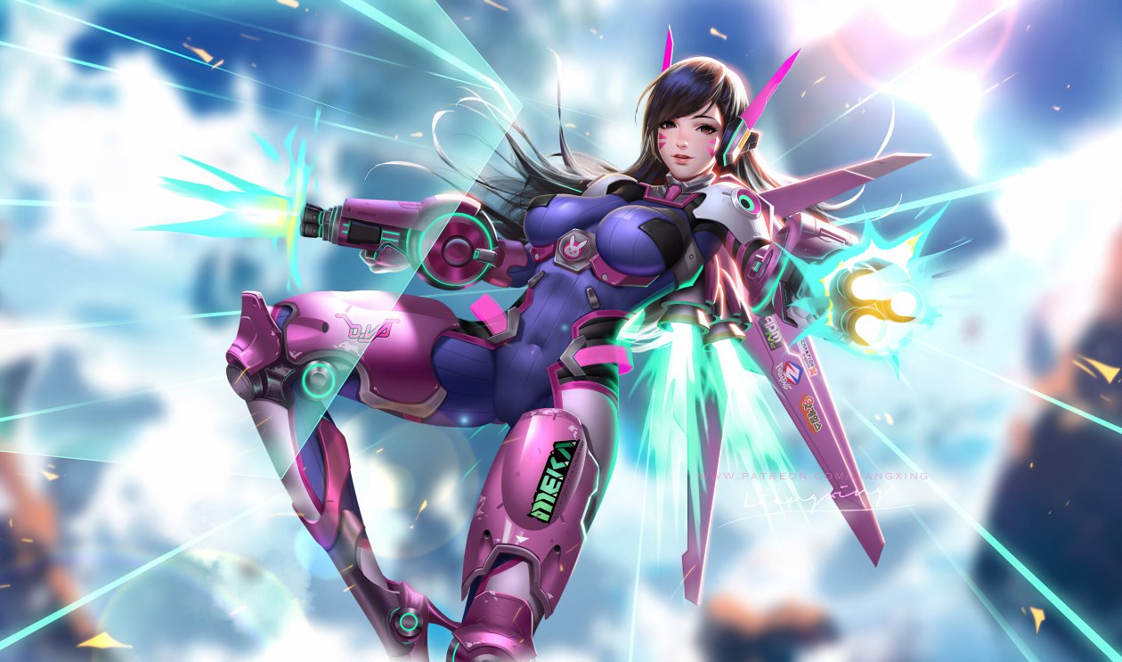 2020 Dva Overwatch Artwork 4k