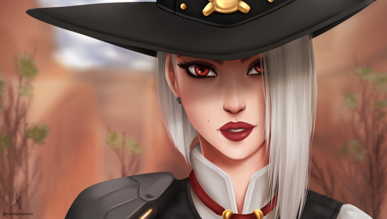 Ashe Overwatch Girl