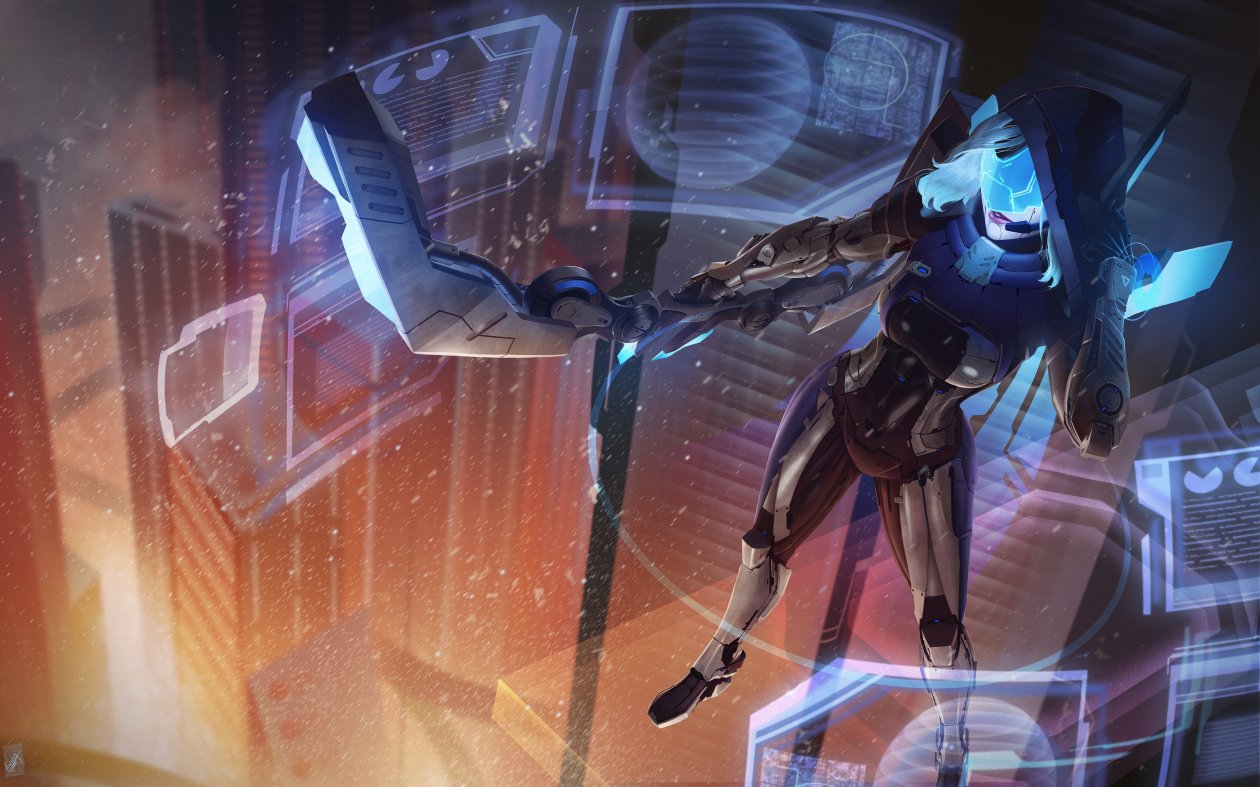 Ashe League Of Legends Artwork