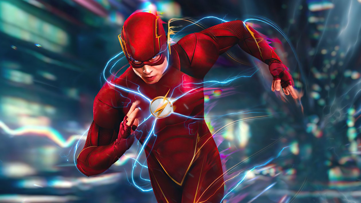 Flash Running To Flashpoint 4k
