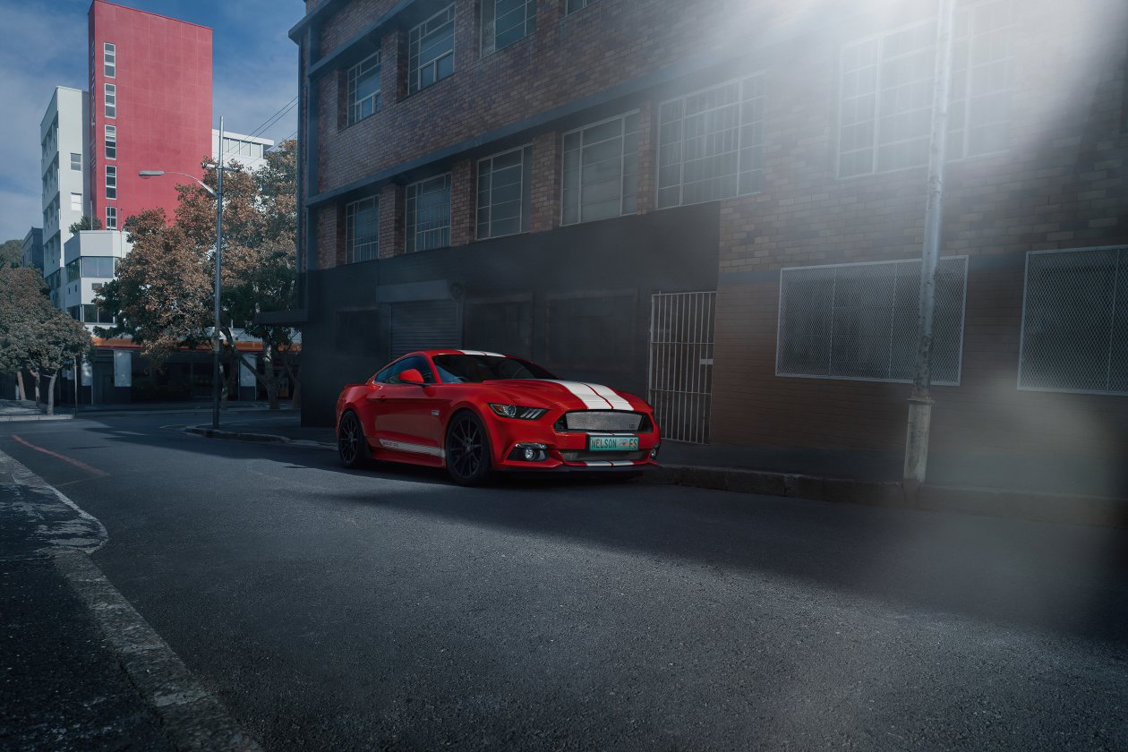 Ford Mustang 50 Gt Race Red 4k
