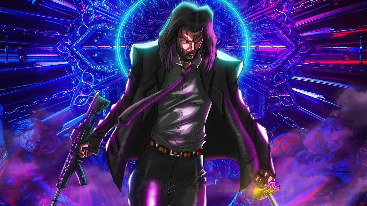 John Wick Comic Illustration 4k