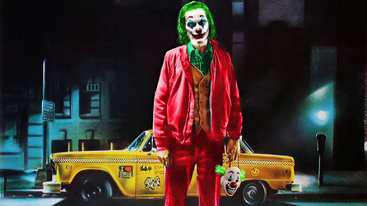 Joker Taxi Driver 4k