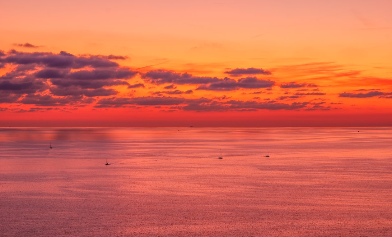 Sunset Evening Lake 5k