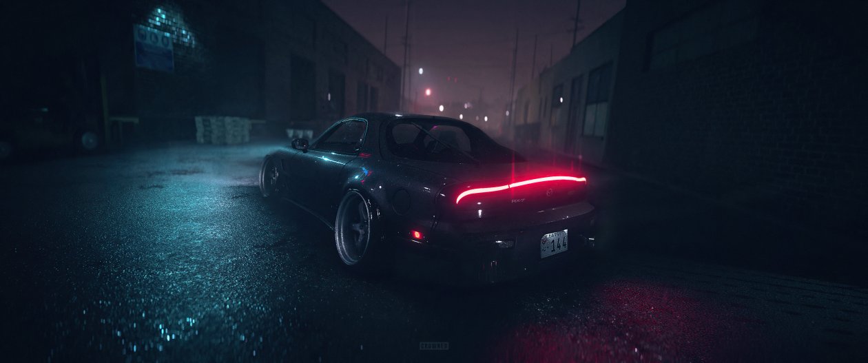 Mazda Rx7 Need For Speed Rain 4k