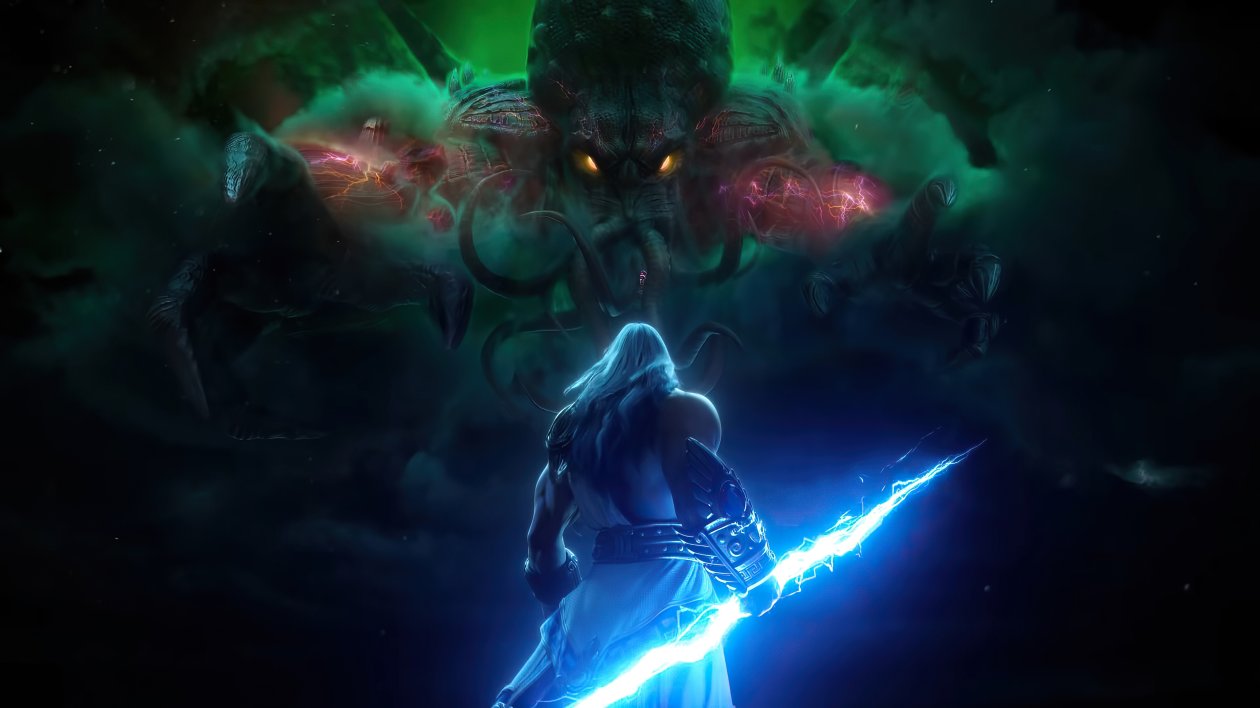 Smite Zeus Vs Cthulhu 4k