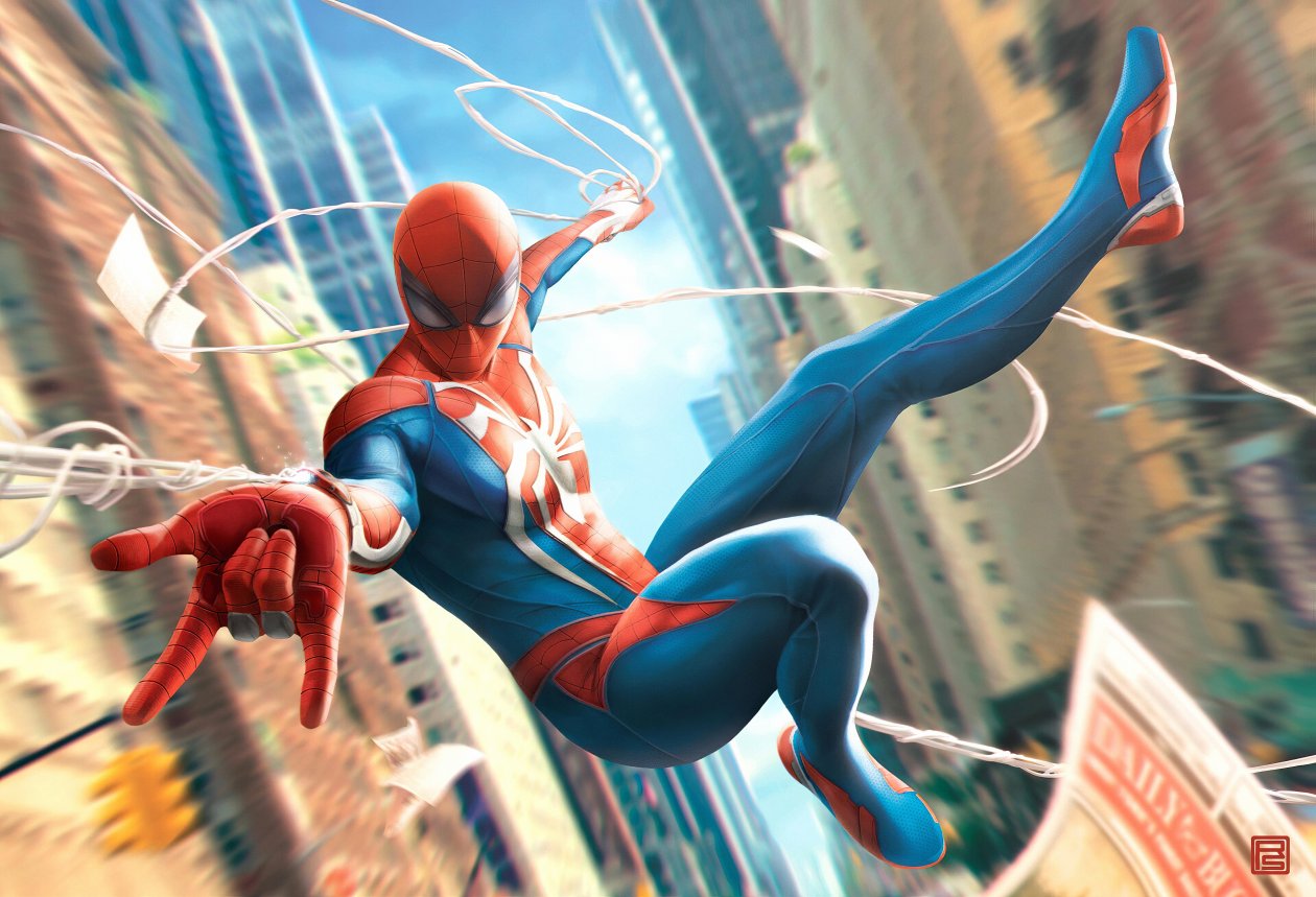 Spiderman In City 4k