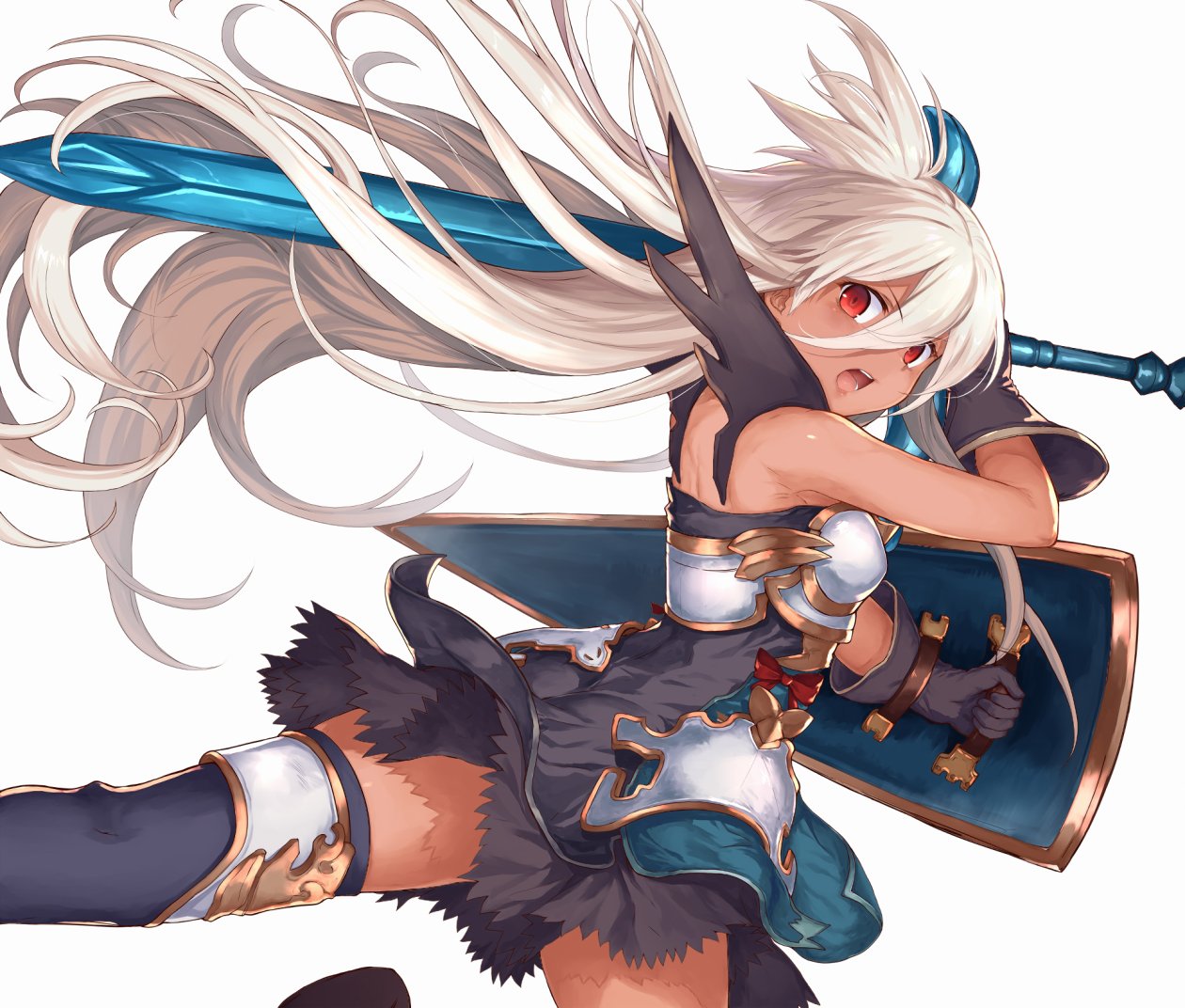Anime Sword Girl Art