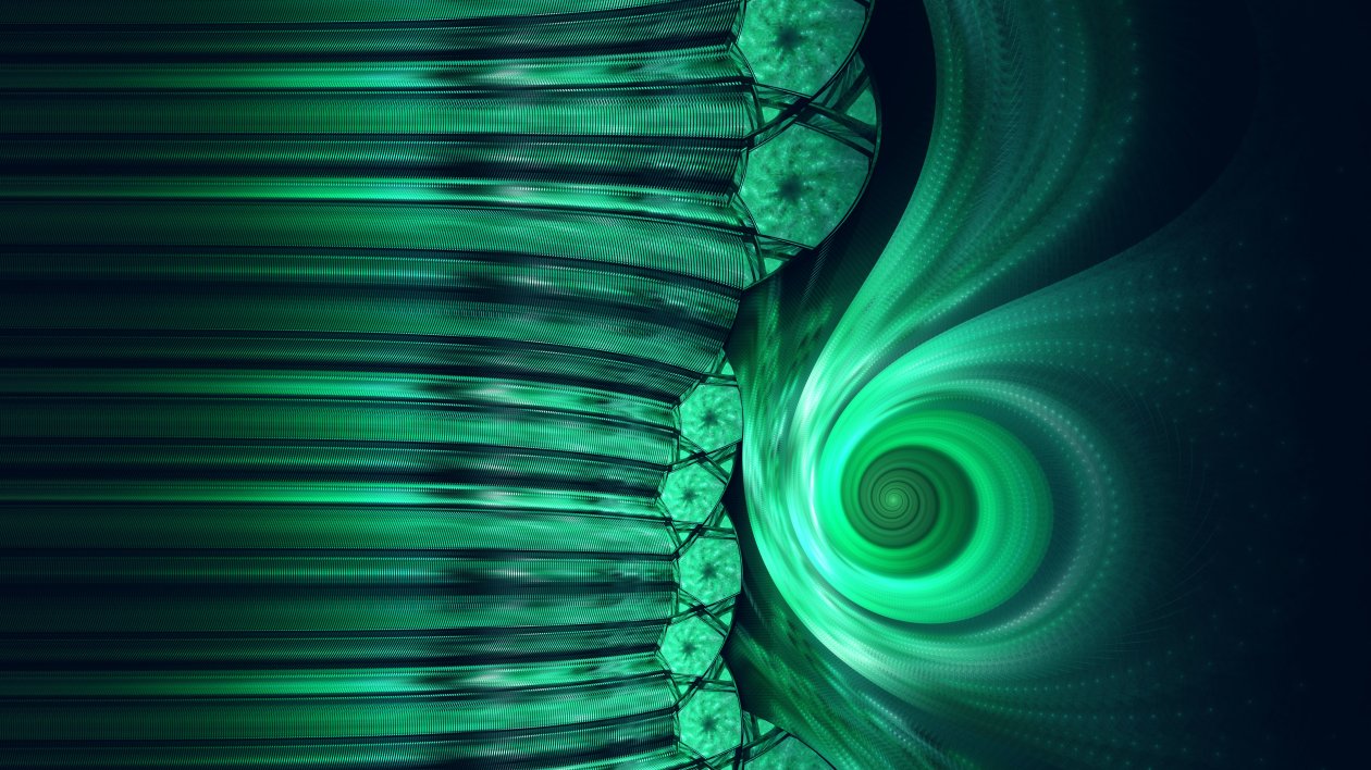Bright Flame Fractal Digital Art
