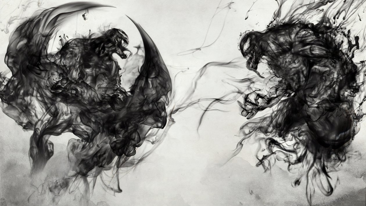 Venom Vs Riot Artwork 8k