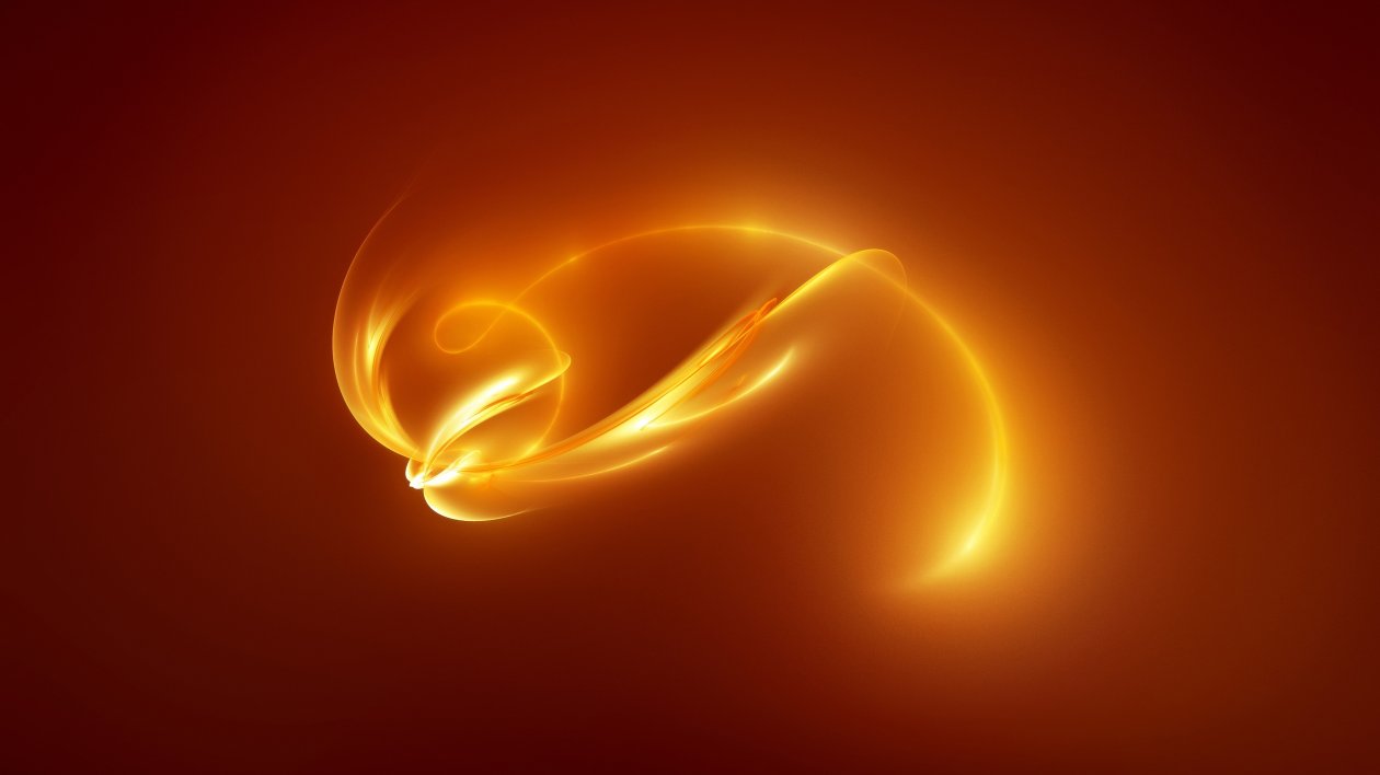 Orange Light Abstract