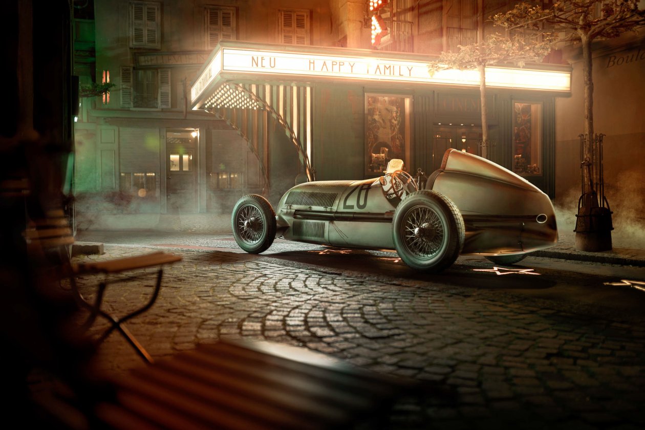 Mercedes W25 Rear View