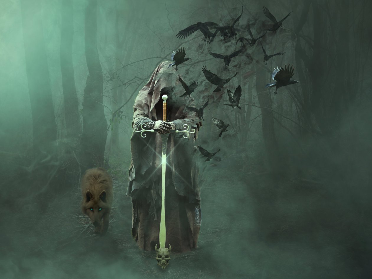 Wizard Of Death In A Dark Forest
