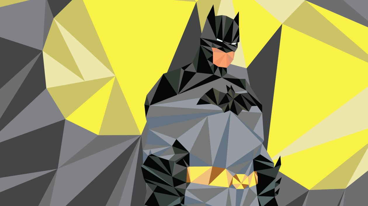 Batman Low Poly Art