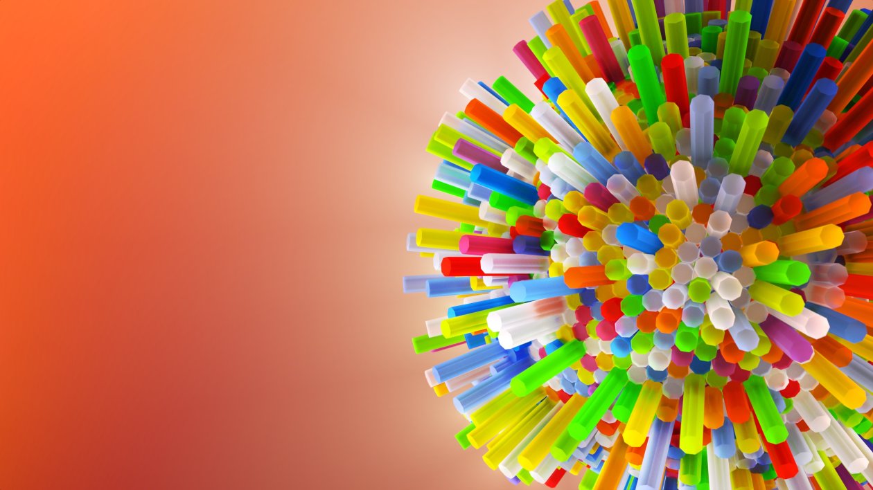 Colorful 3d Pipes