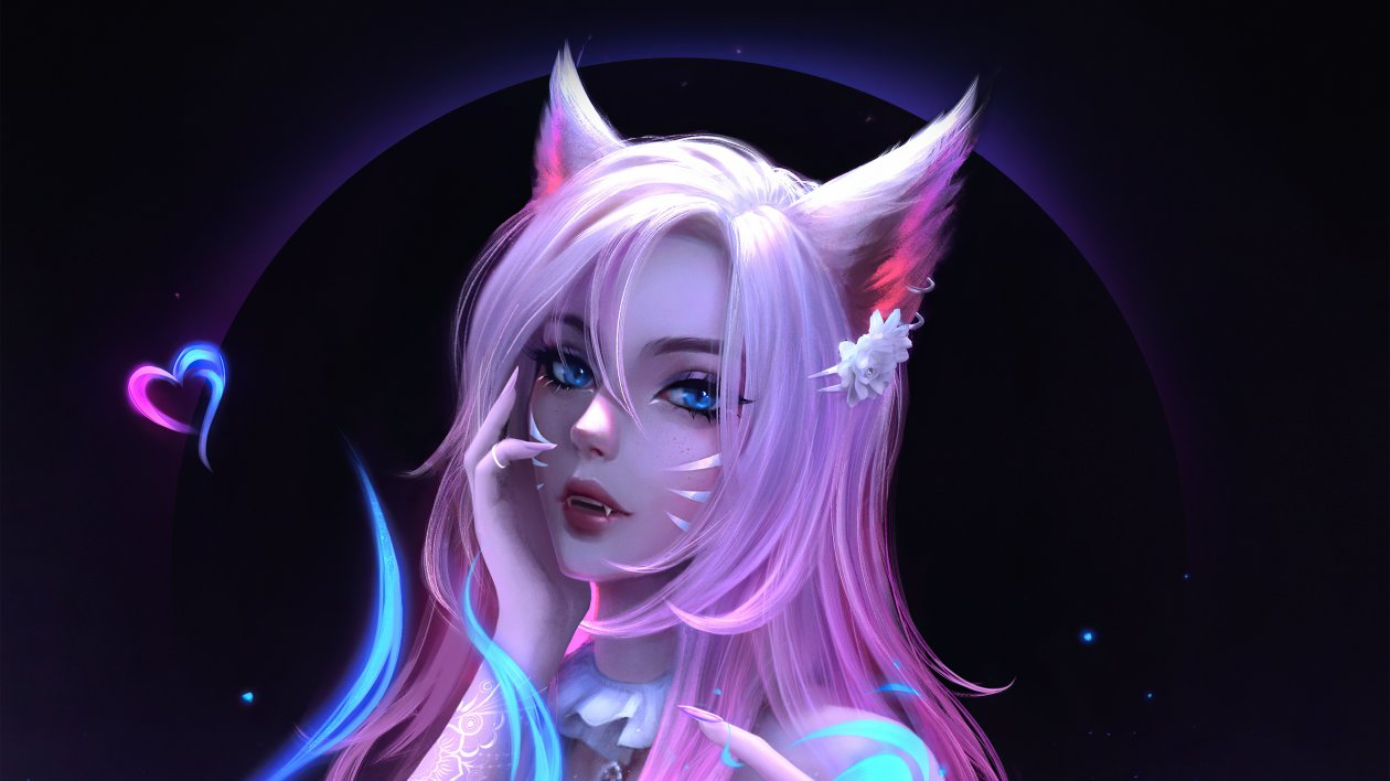 Ahri League Of Legend 4k