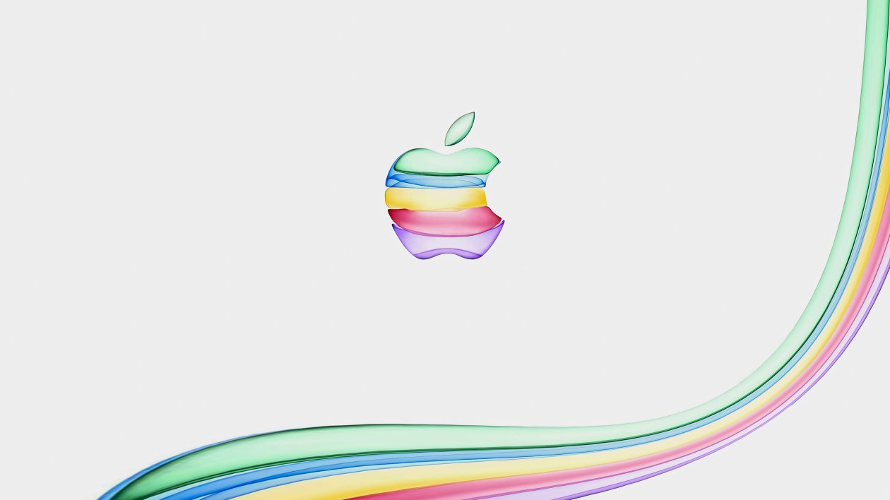Apple New Colorful Logo 4k