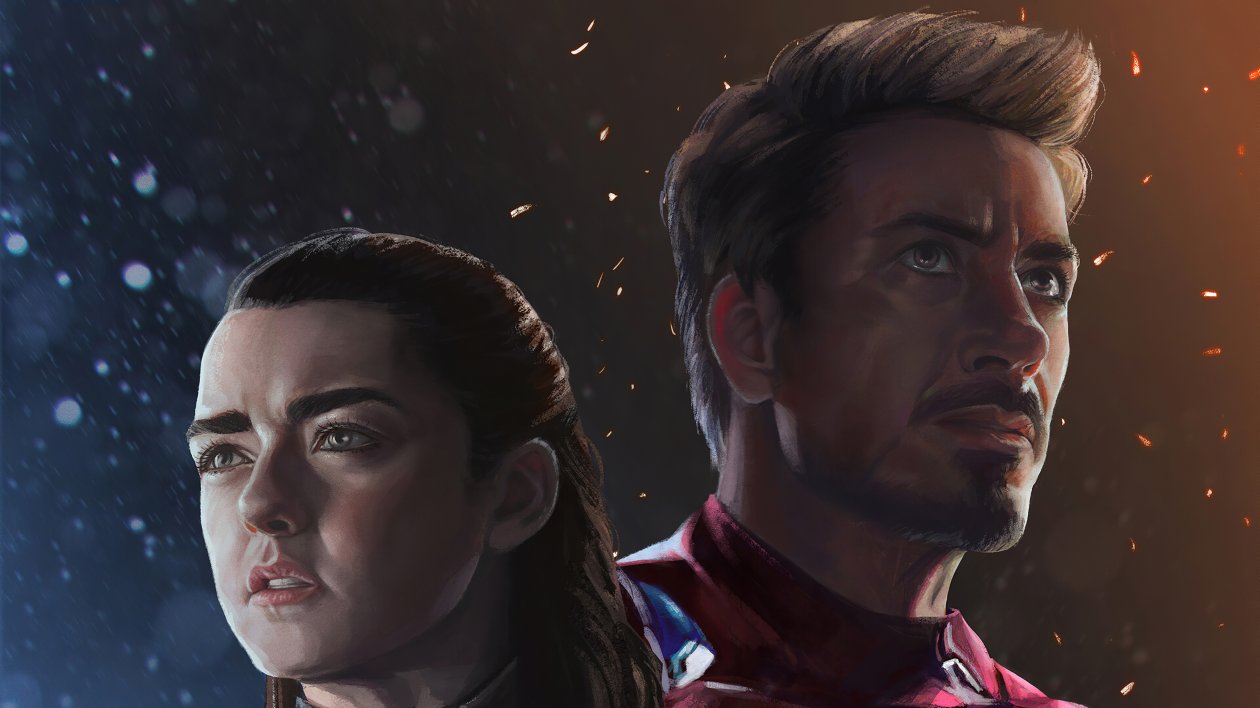 Arya Stark And Iron Man