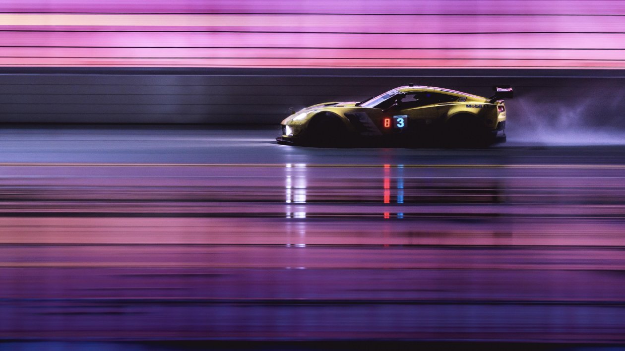 Corvette Cyberpunk Photography 4k