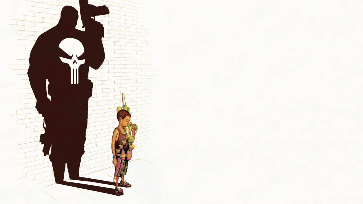 Punisher Little Kid Art