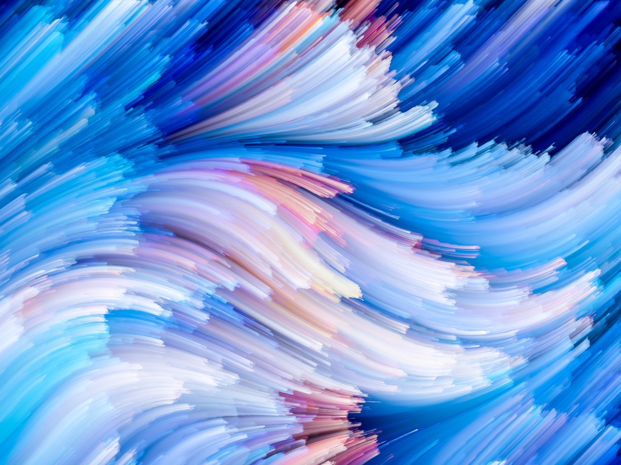 Abstract Artistic Blue