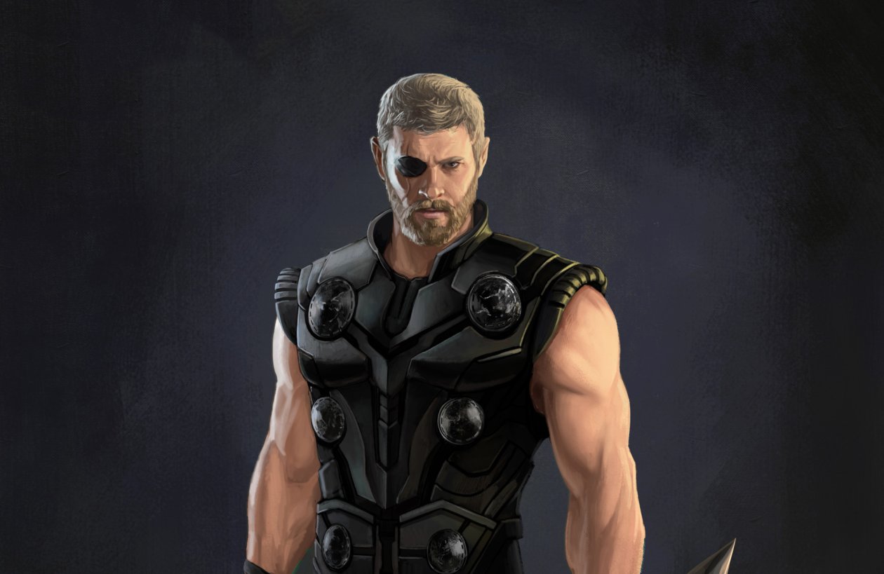Thor Avengers Infinity War Artwork