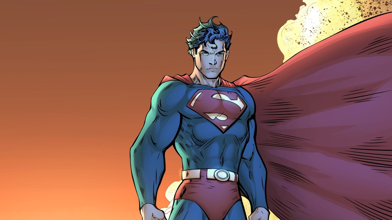 Superman Comic Book Poster 5k