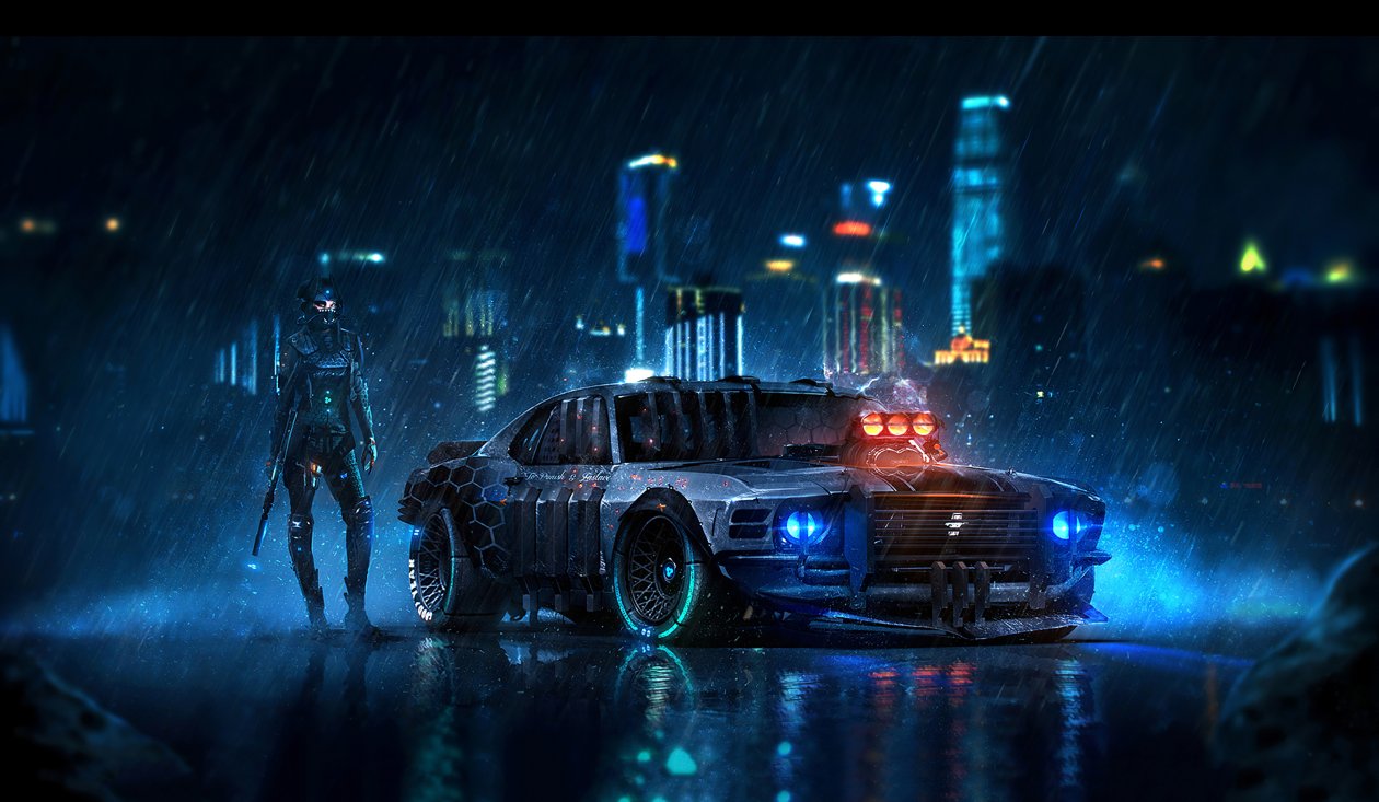 Ford Mustang Cyberpunk