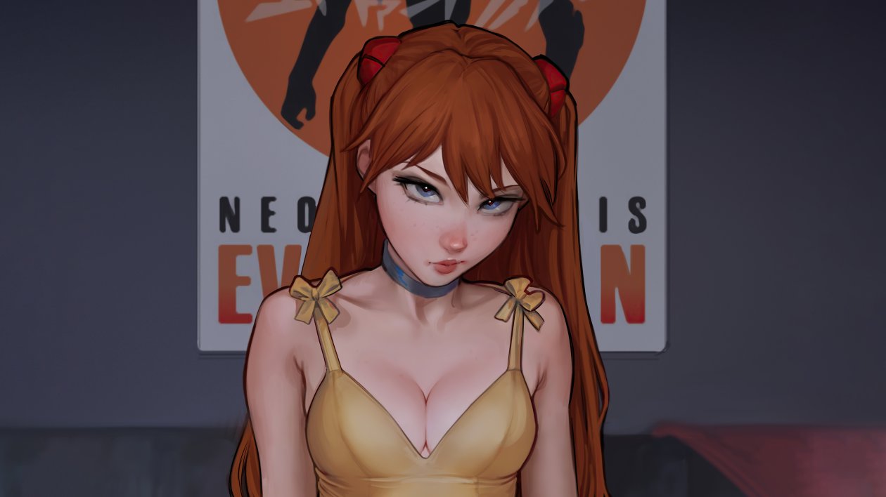 Asuka Langley Soryu Neon Genesis Evangelio 5k