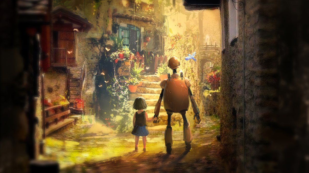 Secret Garden Robot Friend 4k