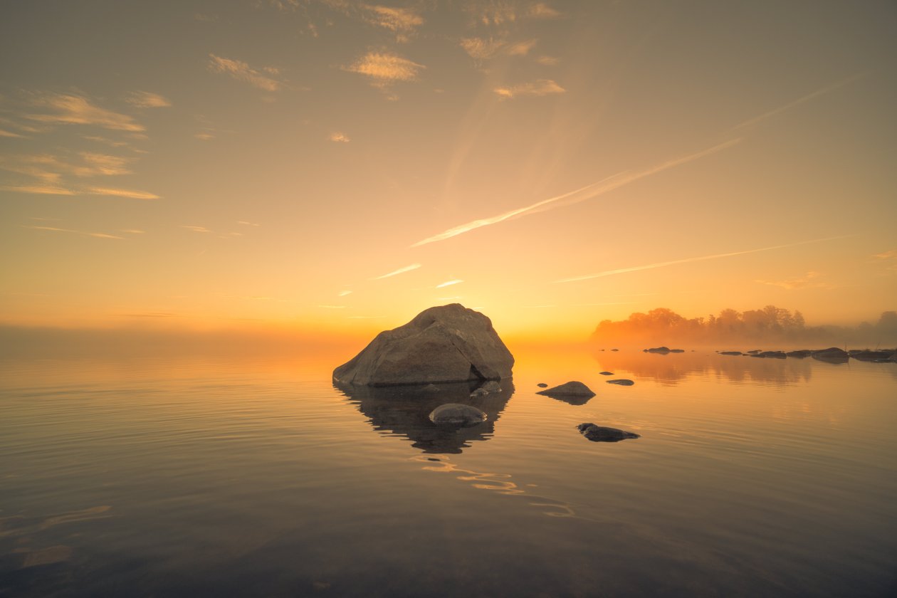 Rock At Dawn